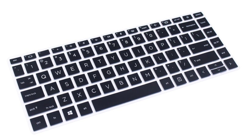 Saco Silicone Skin Keyboard Protector Cover Compatible for HP ProBook 440 445 G5 G6 G7 | HP ProBook 430 G5 | HP ProBook x360 440 G1 14 Inch Laptop - Transparent - Image 3