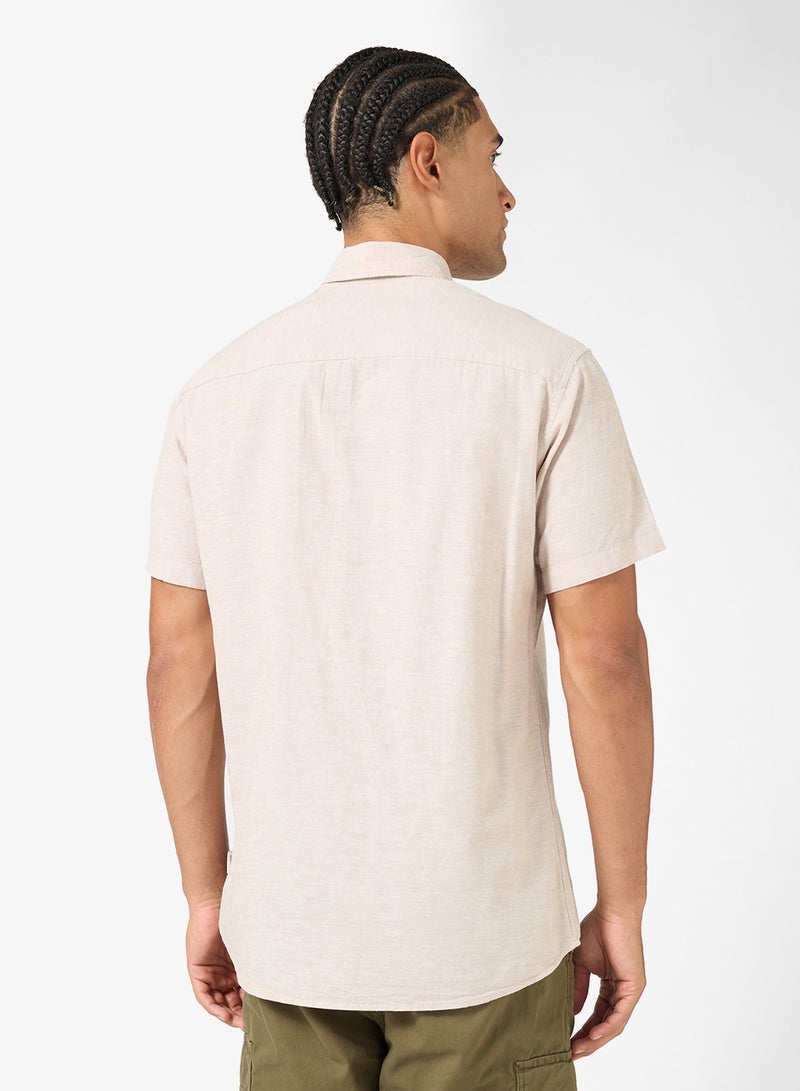 JJ Rebel solid Regular Fit Half Sleeve Shirt - Image 2