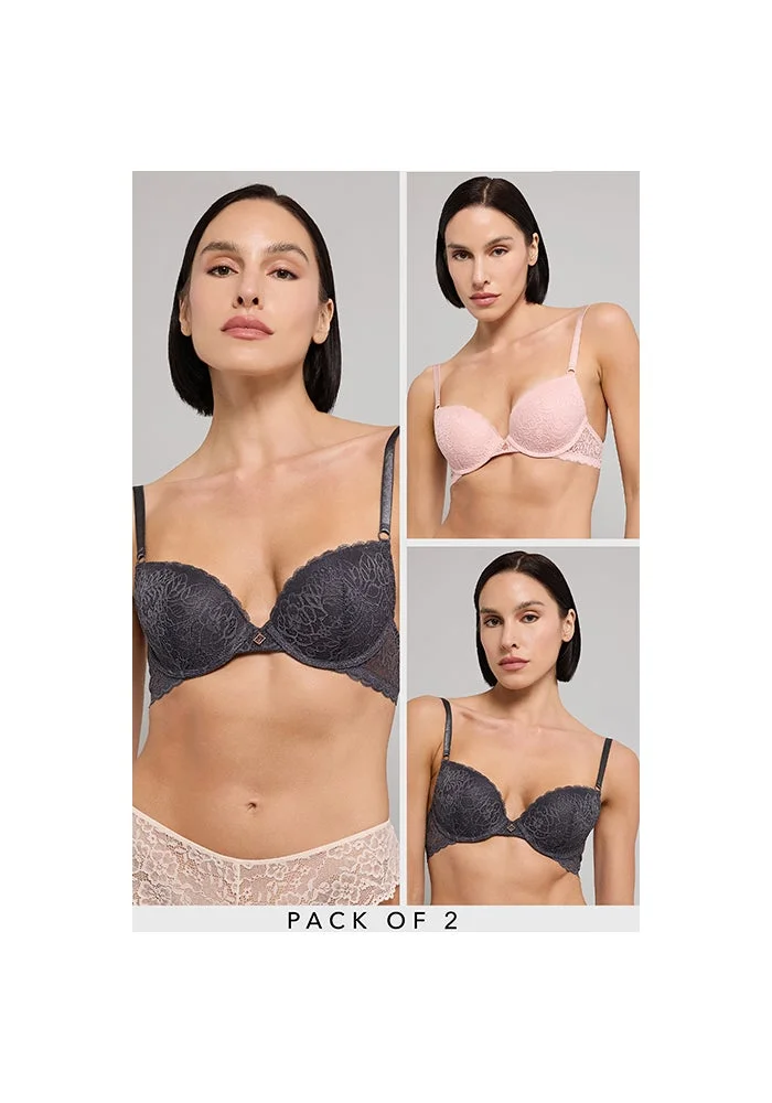 أر أند بي 2 Pack Laced T-Shirt Bras