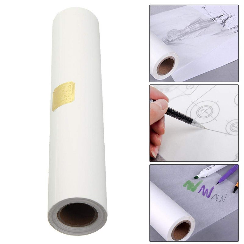 Gateway Tracing Paper Roll Translucent Smooth Extra White 90/100 Grams 1016mm X 18.2 Meter Sketching Tracing Paper Calligraphy Architecture Transfer Paper - Image 4