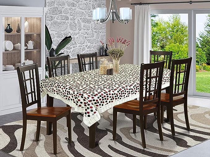 PRIMAH Tablecloth100 Waterproof Heavy Duty Oil Spill Proof Stain Resistant Plastic Table Cover 10 Seater60x108  - Image 3