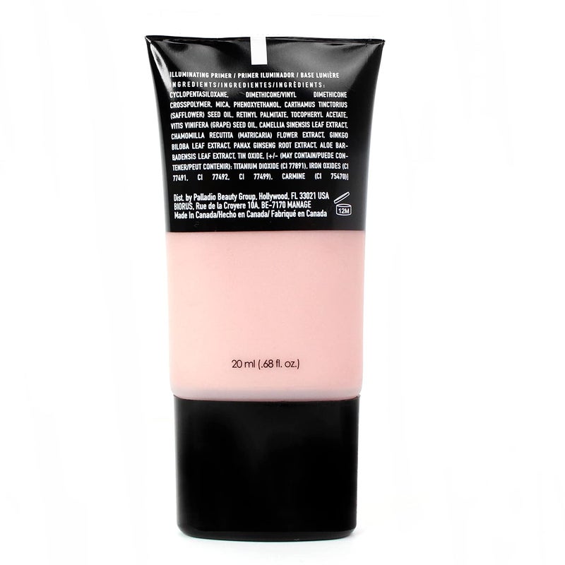 Palladio I'm Glowing Illuminating Primer, Pearly Pink Makeup Primer for Face, Contains Aloe Vera, Grape Seed Oil, Green Tea, Brightens Complexion, Combats Wrinkles, Fine Lines & Pores - Image 2