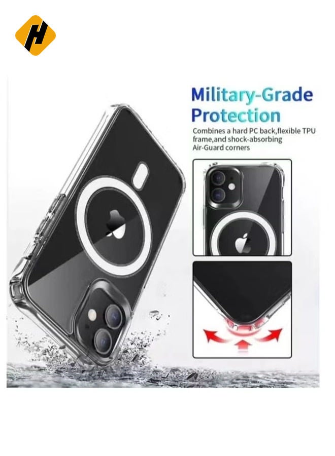 HuHa Iphone 14 Pro Case with Magnetic Ring Compatible with Mag-Safe Accessories, Slim Fit, Anti-Yellowing Shockproof Protective Case for Iphone 14 pro  - Image 4
