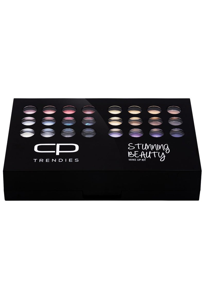 سي بي ترينديز مجموعة مكياج ستانين بيوتي من 92 قطعة، حزمة هدايا مكياج متكاملة بألوان رائعة للنساء| مجموعة مكياج الكل في واحد - Image 4