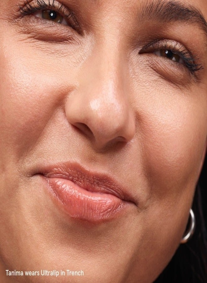 جلوسير أكثر لمعانًا  أحمر شفاه ألتراليب فائق اللمعان مع حمض الهيالورونيك، ترينش - بني كراميل 3 جرام - لون شفاه مرطب ولامع - Image 5