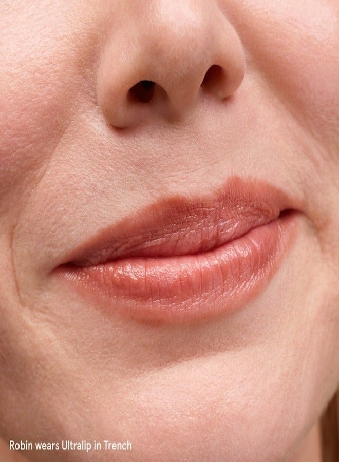 جلوسير أكثر لمعانًا  أحمر شفاه ألتراليب فائق اللمعان مع حمض الهيالورونيك، ترينش - بني كراميل 3 جرام - لون شفاه مرطب ولامع - Image 4