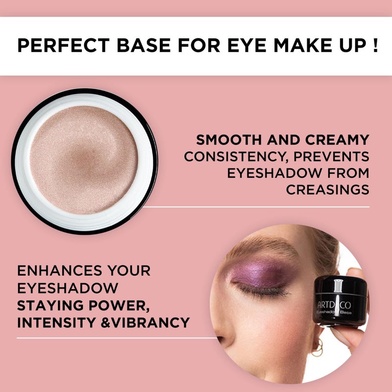 ARTDECO ARTDECO Eyeshadow Base - Improves Eye Shadow Staying Power & Prevents Creasing - Creamy Consistency - Neutral Tones - Eye Makeup - Vegan - 0.16 Fl Oz - Image 3