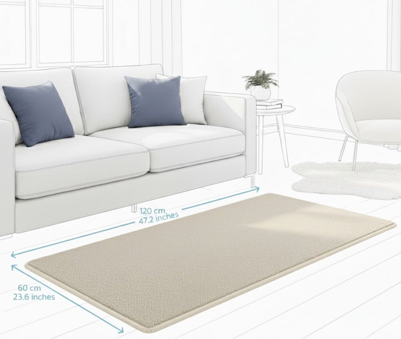 ماكسكون سجادة أرضية فاخرة مقاس 60×120 سم - سطح ناعم، خياطة متينة، سهلة الصيانة - Image 5