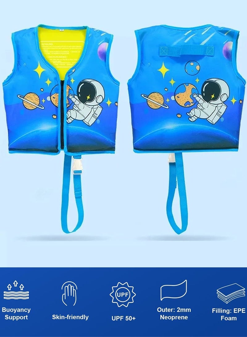 QUTOOB Kids Swim Vest with Adjustable Straps and Superior Buoyancy - Swimming Jacket for Boys and Girls, Toddler Floaties, Life Vest Pool Floaties, Swim Lesson Aid - Ideal for Pool, Beach, Boating, Swimming - Image 4