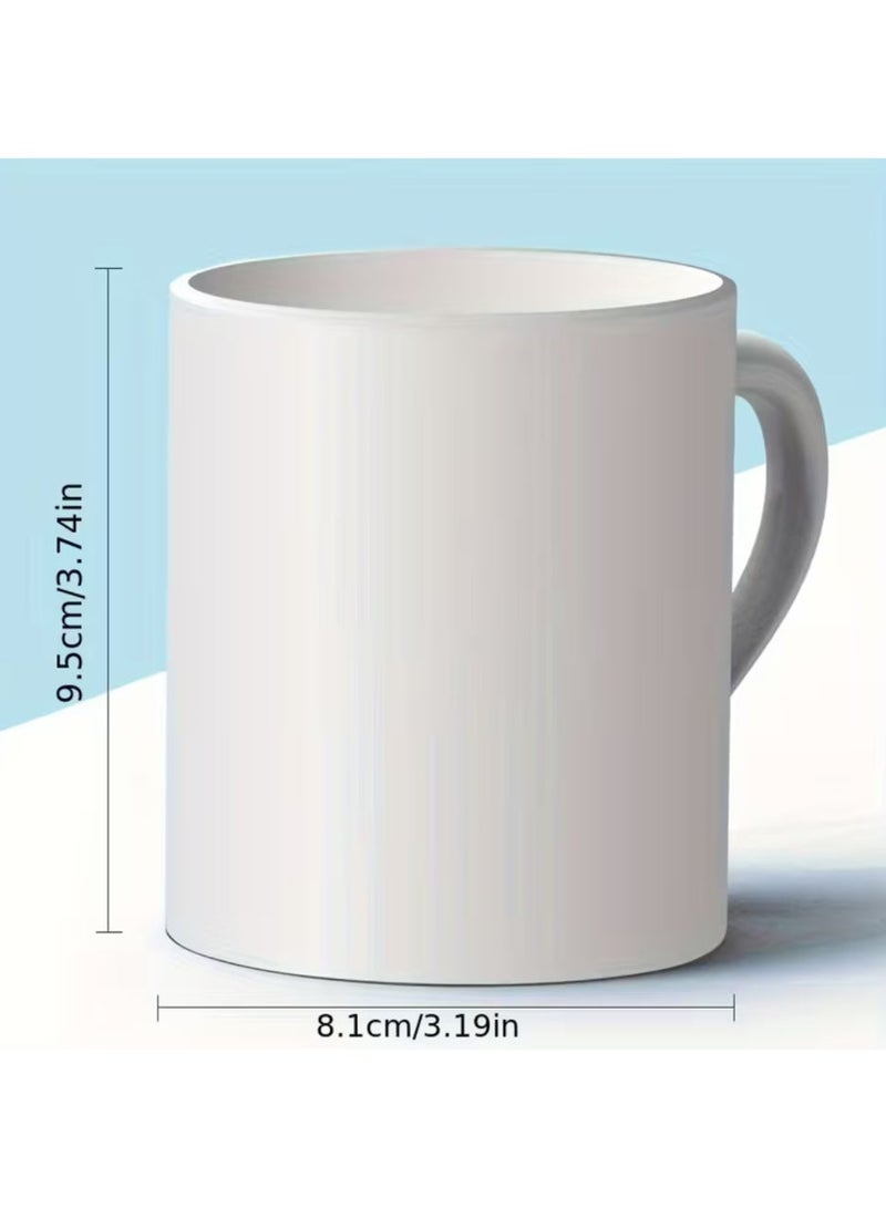 Ceramic Coffee Mug with Panda Design, White, 3.74in Height By Artelier - Image 2