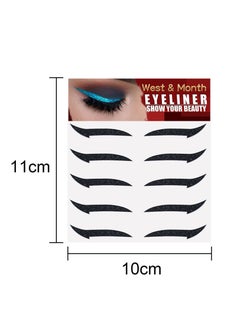 West&Month Self-adhesive Eyeliner 5 pairs Eyeshadow Stage Pie Eye Strips  - Image 4