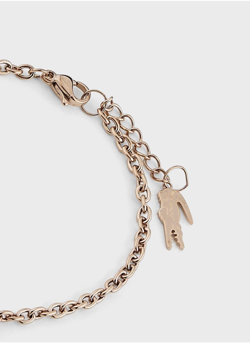 LACOSTE - Stainless Single Bracelet - Image 1