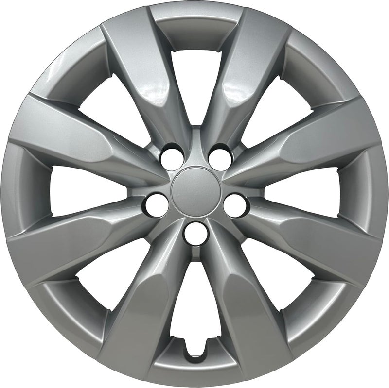 HubStar Replacement Hubcap for Toyota Corolla 2014-2016, 16-inch Silver Wheel Cover - Image 1