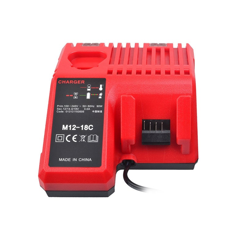 Li-ion Battery Charger: UK Plug High-Molecular Material Anti-Broken - Built-In Protection Board Rapid Charger for Electric Power Tool Batteries - Image 2