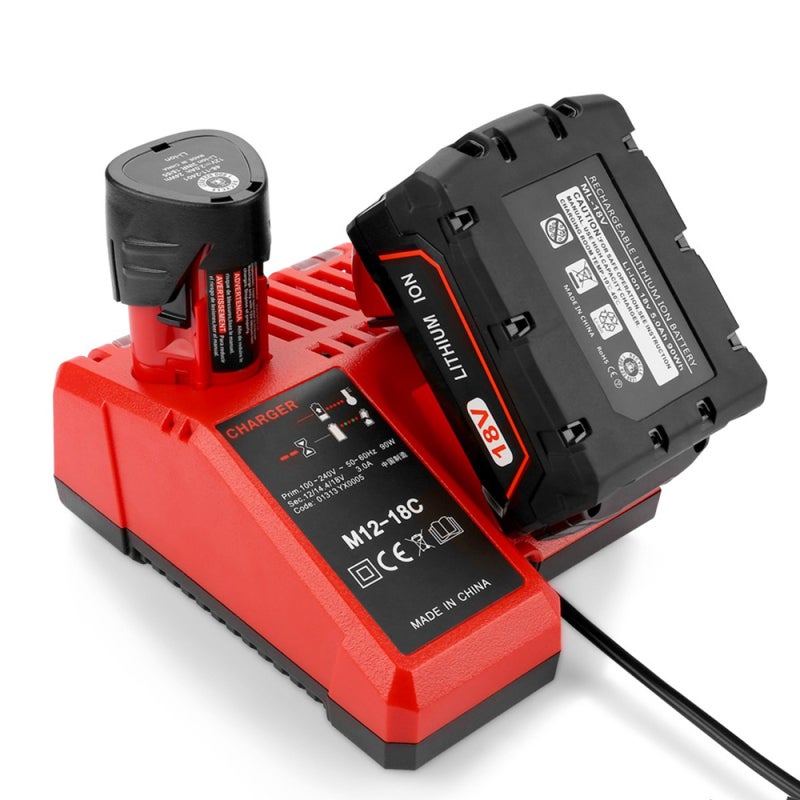 Li-ion Battery Charger: UK Plug High-Molecular Material Anti-Broken - Built-In Protection Board Rapid Charger for Electric Power Tool Batteries - Image 3