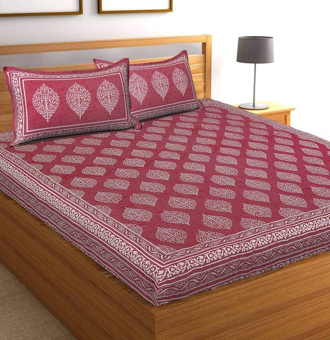 COTTON 144 TC BEDSHEET KING_MULTICOLOUR