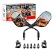 Frokom Motorcycle Mirrors ATV Mirrors with 360 Degree BallType pivot and 78 Handlebar Mount for Snowmobile Scooter Moped Dirt Bike polaris dirt bike 8mm 10mm adapter nuts - Image 2