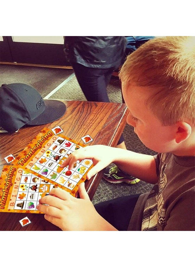 Omgouue Thanksgiving Day Bingo Game Party Supplies Gift for Kids Adult 24 Player  - Image 5