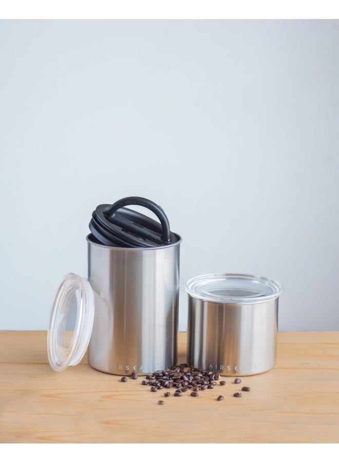 Planetary Design Airscape Stainless Steel Coffee Canister  Food Storage Container  Patented Inner Plunger Lid REMOVES Excess Oxygen  Dont Buy airtight Buy AIRLess Medium Brushed Steel - Image 4