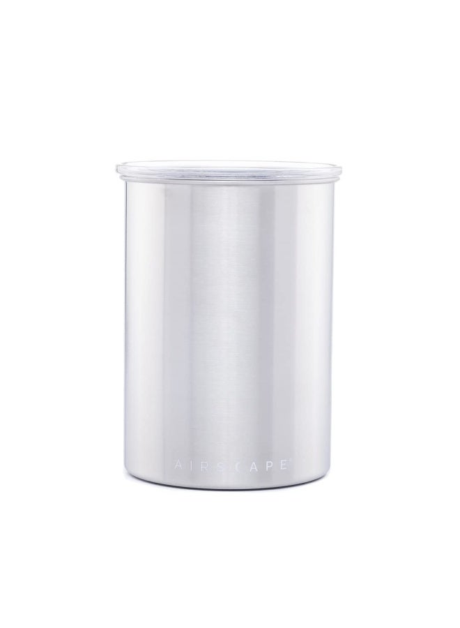 Planetary Design Airscape Stainless Steel Coffee Canister  Food Storage Container  Patented Inner Plunger Lid REMOVES Excess Oxygen  Dont Buy airtight Buy AIRLess Medium Brushed Steel - Image 2