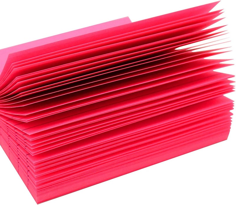 Kozerite (8 Pack) Lined Sticky Notes 4x4 Bright Stickies Colorful Super Sticking Power Memo Pads, 8 Colors, Strong Adhesive - Image 3