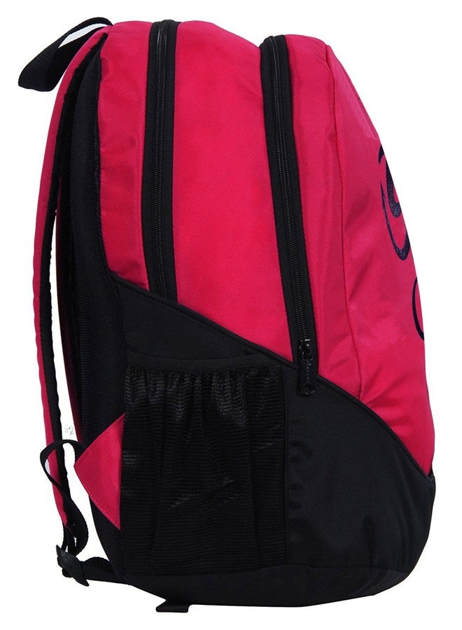 DZert School Bag Regular Standard Backpack 30 Liters For Boys/Girls Polyester Lightweight Bag (Wish Red) - Image 3