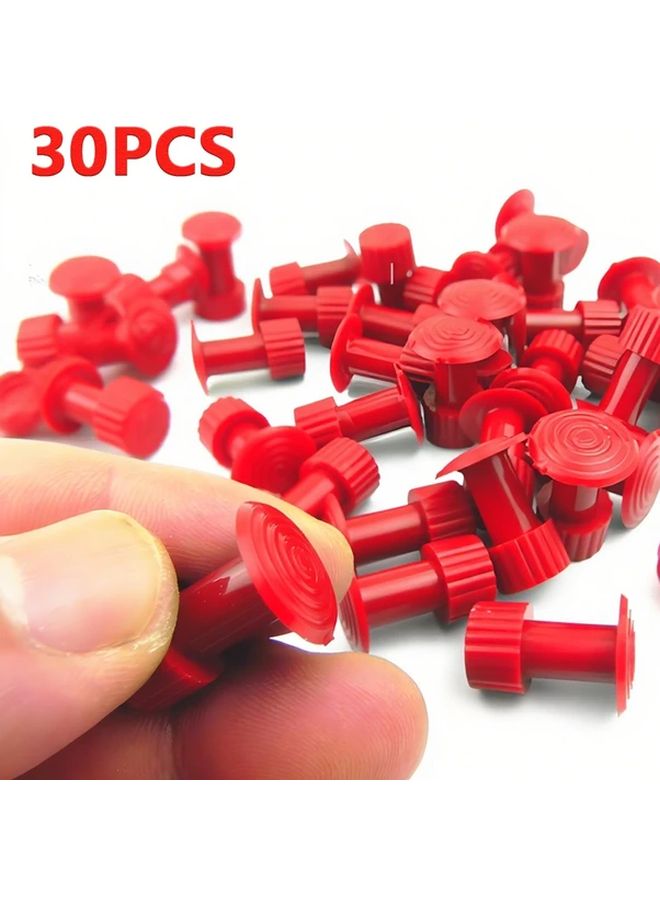 30Pcs Red Car Hail Dent Repair Puller Kit Professional Auto Body Tool Set - Image 1