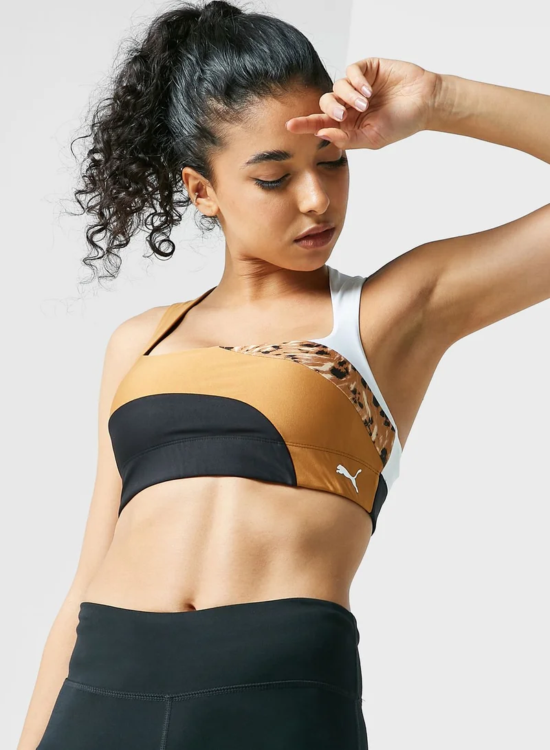 PUMA Mid Impact Safari Glam women bra