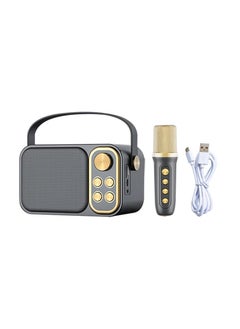 SU.YOSD YS103 Wireless Bluetooth Portable Speaker With 1Piece Mic-Black  - Image 5