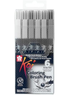 erorex Koi Set Watercolor 6 Pens  - Image 2