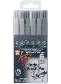 erorex Koi Set Watercolor 6 Pens  - Image 1