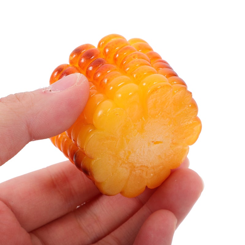 2pcs Realistic Artificial Corn Ornament for Kitchen and Party Decoration Artificial corn Model Photography Prop Lifelike Fake Corn Model for Display - Image 2