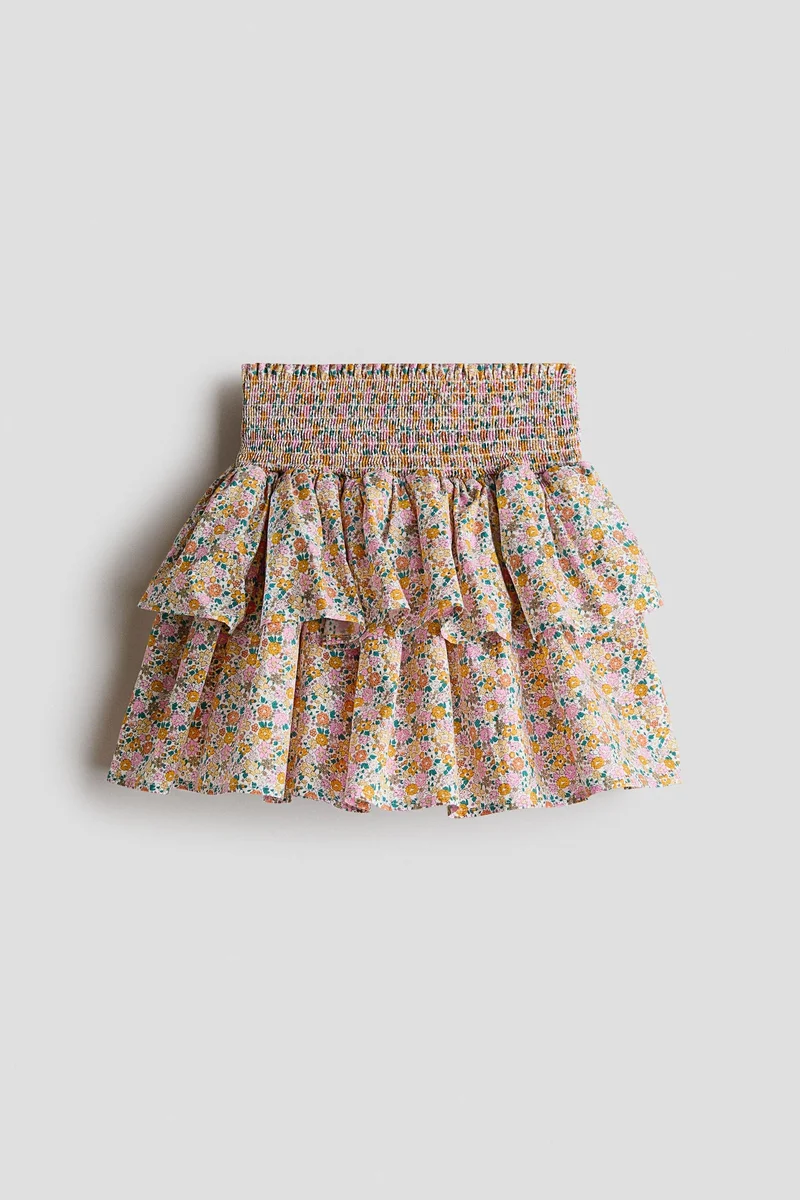 H&M Printed cotton skirt