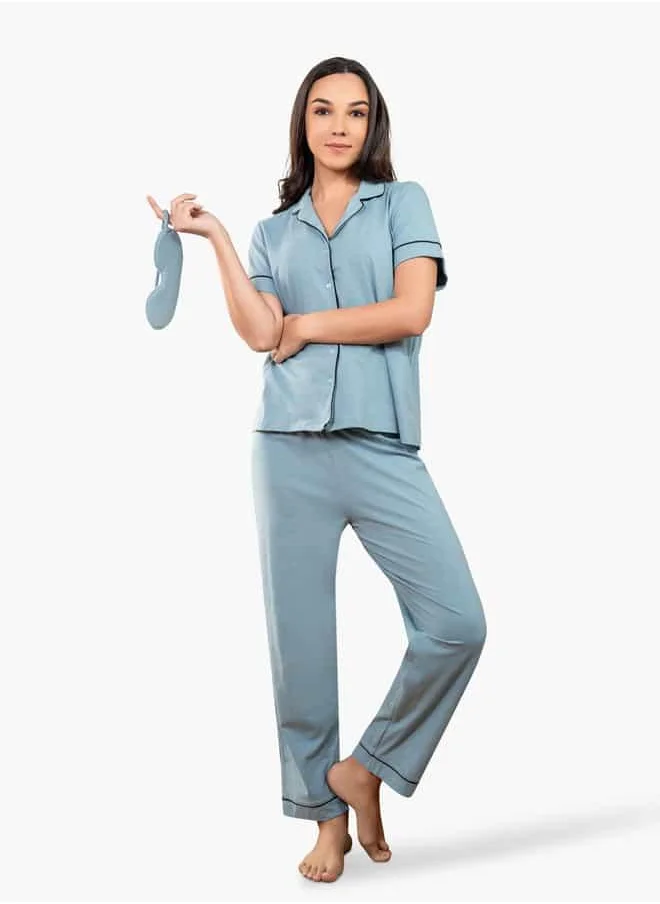 Aadaraya Ss Classic Lpj Set With Eyemask For Female