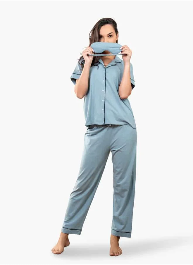 Aadaraya Ss Classic Lpj Set With Eyemask For Female