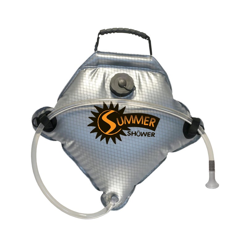 Advanced Elements 5 Gallon Summer Shower / Solar Shower,Silver/Black - Image 1