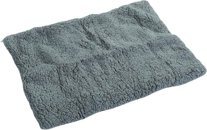 Asixxsix Pet Heating Pad, Non Slip Plush Heated Cat Bed, Self Warming Mat with Easy Clean for Dogs Cats Puppies (Light Gray) - Image 5