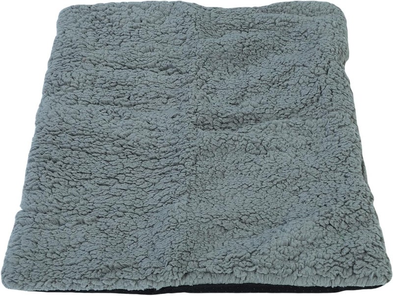 Asixxsix Pet Heating Pad, Non Slip Plush Heated Cat Bed, Self Warming Mat with Easy Clean for Dogs Cats Puppies (Light Gray) - Image 1