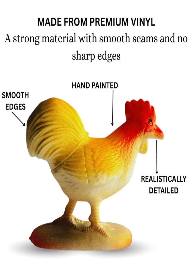 MALLEXO 12 PCS Realistic Domestic Farm Animals Toys for Kids 3+ | Cute Jungle Wild Animal Toy Action Figurines Playset for Boys and Girls Birthday Gifts for Children Best Educational & Decoration Item - Image 3