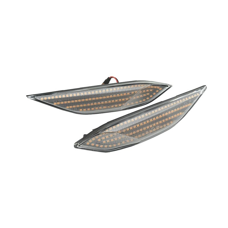 Front Fender Marker Lights for Porsche Cayenne 2010-2014 White - Image 1