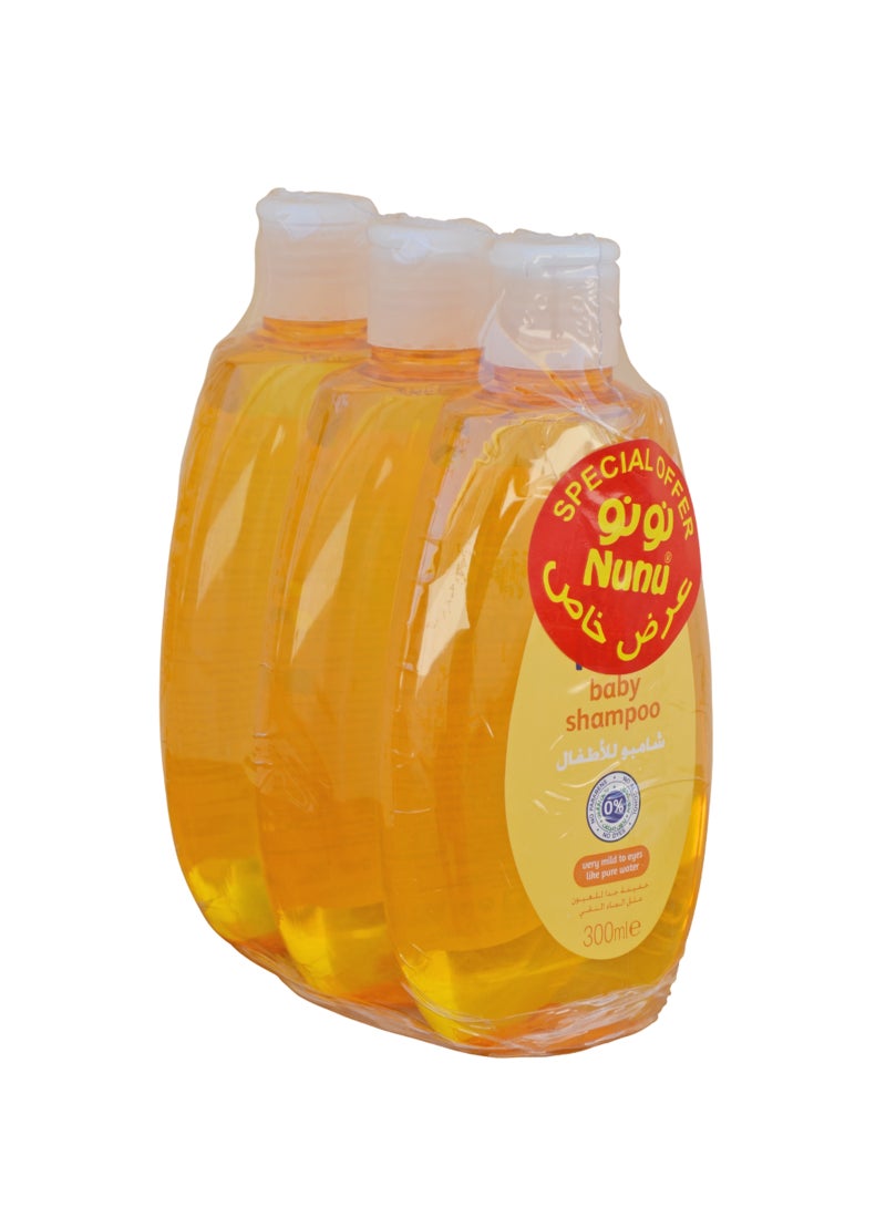 Nunu Baby Shampoo 3 x 300ml