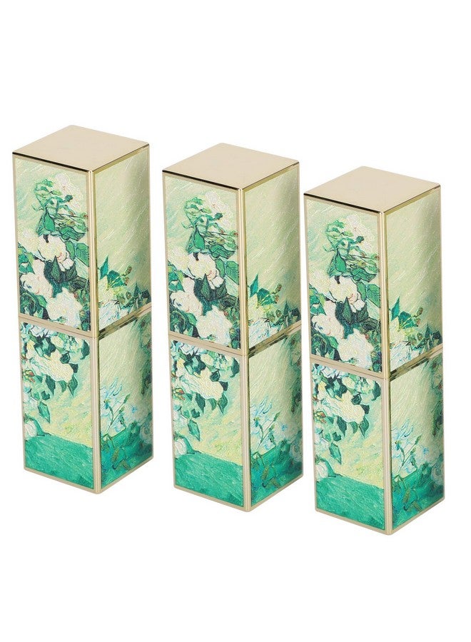 ZJchao Lipstick Tube 3Pcs Diy Magnetic Snap Empty Lipstick Tube Diy Refillable Lip Balm Container Cosmetic Tool Portable Lip Gloss Containers For Women Girls Makeup - Image 1