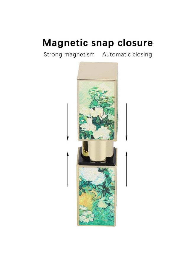 ZJchao Lipstick Tube 3Pcs Diy Magnetic Snap Empty Lipstick Tube Diy Refillable Lip Balm Container Cosmetic Tool Portable Lip Gloss Containers For Women Girls Makeup - Image 2