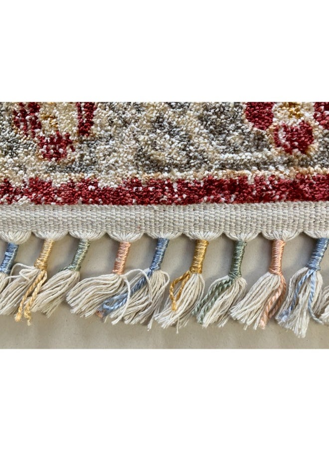 HANDPICKED FURNITURE Handpicked Furniture Traditional Blue Rug, Ultra Soft Area Carpets For Bed Room, Living Room, And Dining Room, Anti Slip Floor Carpets, Easy To Clean, Made In Turkey, Polypropylene, Rectangle  - Image 5