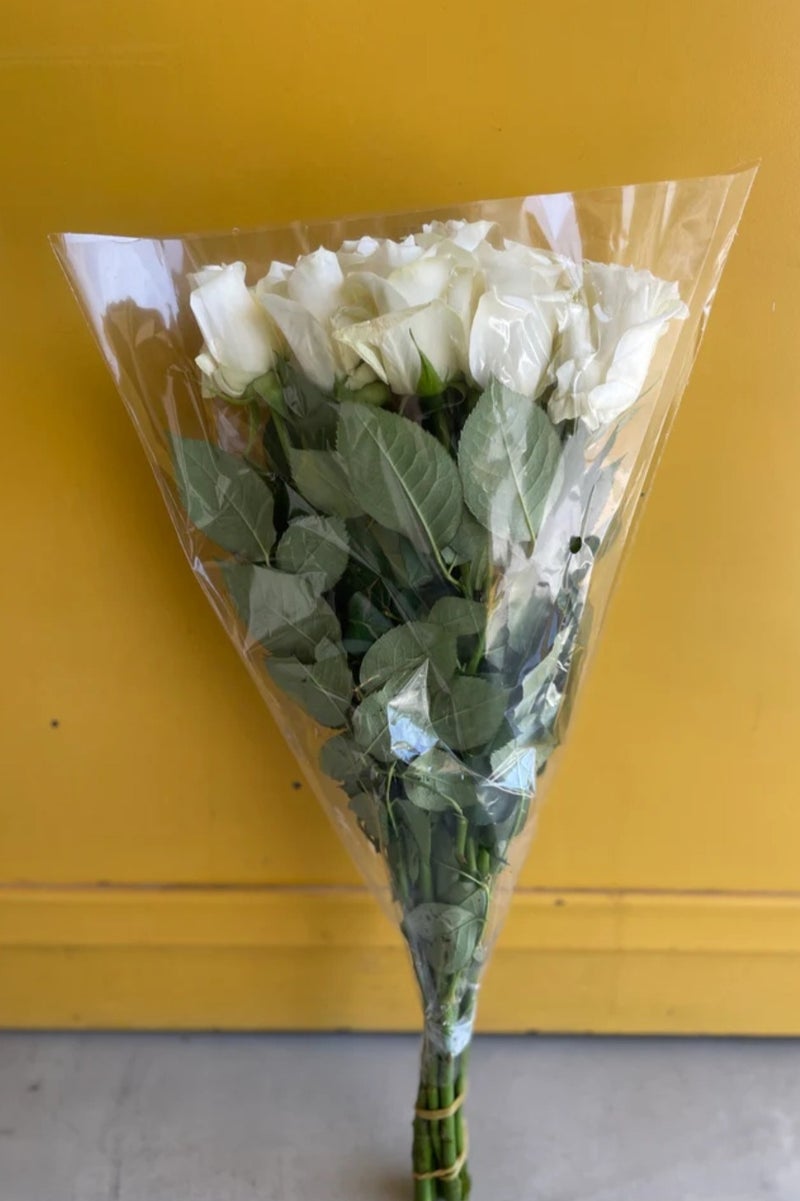 LOWHAT 12 Pcs white Artificial Tulip Silk Flowers 45 CM Bulk Home Kitchen Wedding Decorations