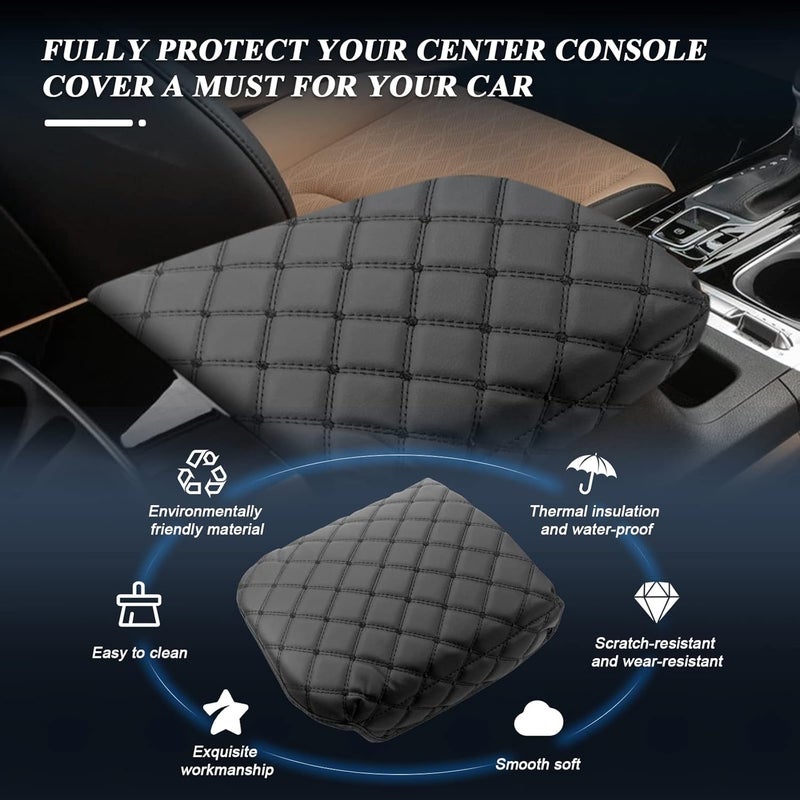 BIBIBO for 2023 2024 Kia Carnival Center Console Armrest Cover:Kia Carnival 2023 2024 Accessories 2022-2024 Kia Carnival KA4 Arm Rest Cover,Kia Carnival 2024 Console Cover,2024 Kia Carnival Armrest - Image 2