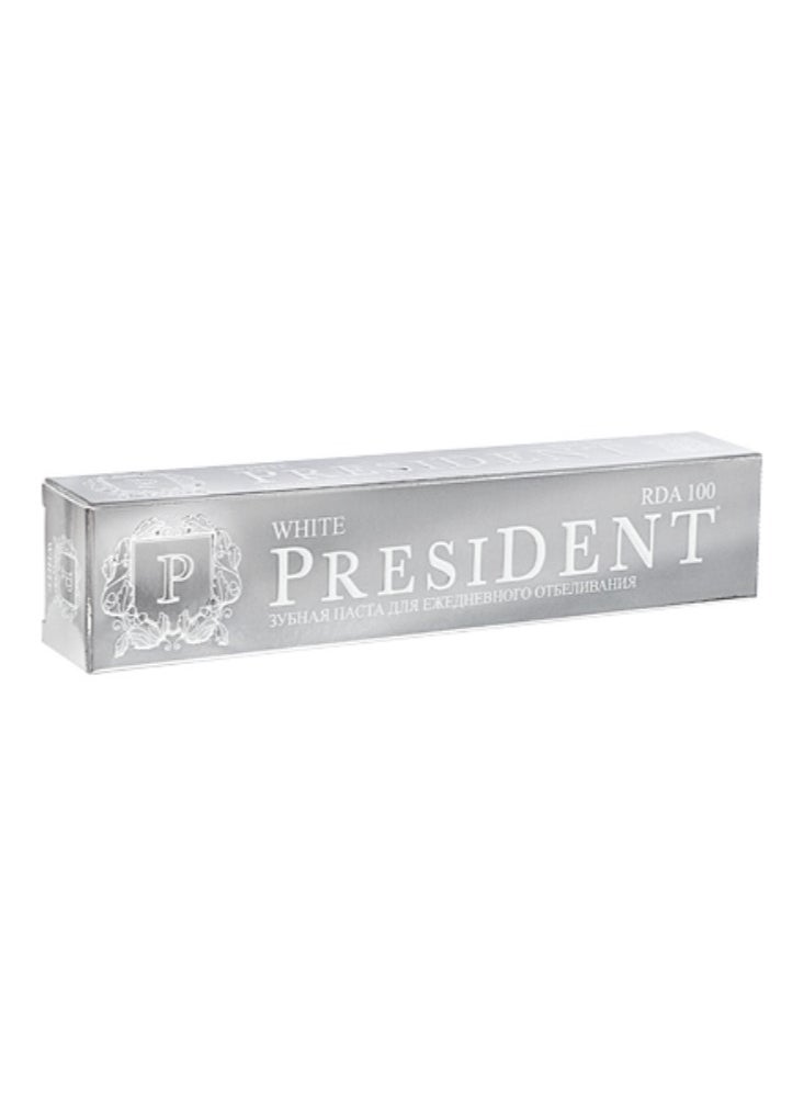 President Brighten Your Smile with President White Toothpaste 75ml - Gentle Whitening & Complete Protection  - Image 3