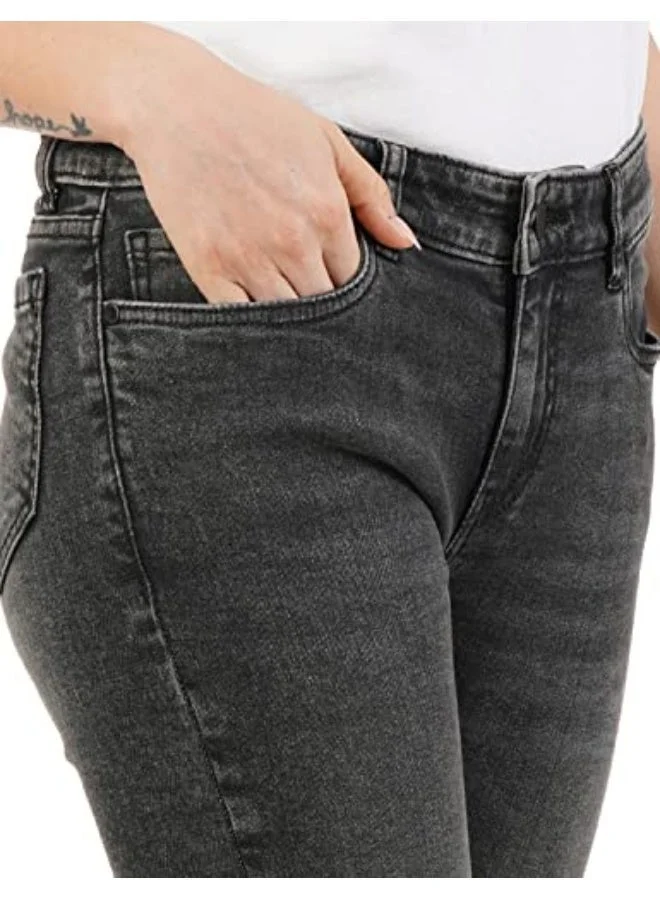 inkd  Women's Airflex Skinny Fit Jeans - Mid-Rise | Cotton Blend | Lightweight | Stretchable Fabric | Classic 5 Pocket Styling for Women | Best Price UAE