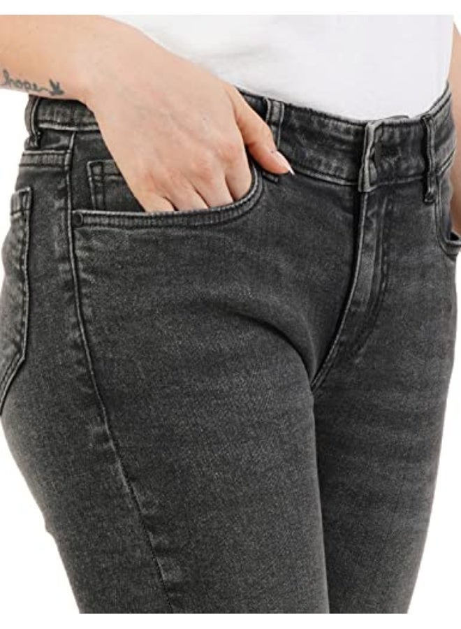 inkd Women's Airflex Skinny Fit Jeans - Mid-Rise | Cotton Blend | Lightweight | Stretchable Fabric | Classic 5 Pocket Styling - Image 5