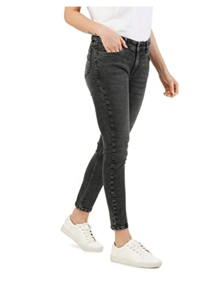 inkd  Women's Airflex Skinny Fit Jeans - Mid-Rise | Cotton Blend | Lightweight | Stretchable Fabric | Classic 5 Pocket Styling for Women | Best Price UAE